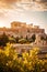 Golden Sunset at Acropolis: Majestic Parthenon in Athens, Greece