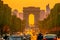 Golden Sunset on the Champs Elysees