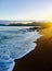 Golden Sunset over the beach in Kauai Hawaii