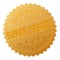 Golden SUPER OFERTA Medallion Stamp