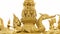 Golden swan statue in Buddhism