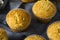 Golden Sweet Homemade Cornbread Muffins