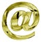 Golden @ symbol