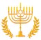 Golden symbols of Israel
