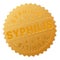 Golden SYPHILIS Award Stamp