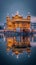 golden temple in Amritsar evening view