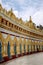 Golden temple detail in Sagaing, Myanmar