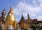 Golden Temple Dome & Guards at the Grand Palace