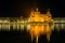 Golden Temple Harmandir Sahib at night in Amritsar