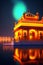 Golden Temple is a spiritual. Ai generated.