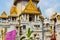 Golden temple Temple in bangkok closeup shot