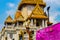 Golden temple Temple in bangkok closeup shot