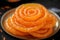 Golden temptation Iconic Jalebi, a delightful Indian sweet treat