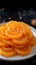 Golden temptation Iconic Jalebi, a delightful Indian sweet treat