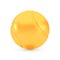 Golden tennis award concept, shiny realistic metallic ball