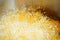 Golden Texture of Hot Bubbling Boiling Oil