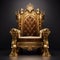 Golden throne