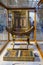 The Golden Throne of Tutankhamun in the Egyptian Museum in Cairo, Egypt