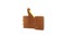Golden Thumbs up sign