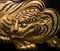 Golden Tiger artwork decoration in Osaka Castle.