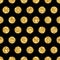 Golden Tile Glitter Background