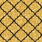 Golden Tile Glitter Background