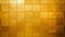 Golden Tiled Wall: Pure Color Background Stock Photo