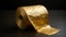 golden toilet paper