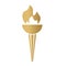 Golden torch icon