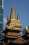 Golden tower in Jingan Temple