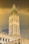 Golden Tower at Tulsa`s Historic Boston Avenue United Methodist Church - National Landmark!