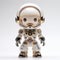 Golden Toy Astronaut: A Stunning Blend Of 32k Uhd And Oshare Kei Style