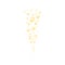 Golden transparent bubbles. Shiny drops of collagen, serum, jojoba cosmetic oil, vitamin A or E, omega fatty acids