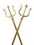 Golden tridents cross