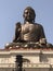 The golden tripod giant Buddha, opposite to the giant Buddha of the temple of heaven in Hong Kong