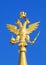 Golden two-headed eagle-symbol of Russia