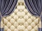 Golden upholstery velvet curtain background