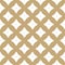 Golden vector geometric seamless pattern with rhombuses, diamond shapes, lattice