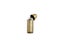 Golden vintage bullet lighter isolated
