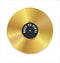 Golden vinyl record