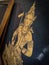 Golden Vishnu painting on Acrylic sheet