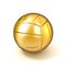 Golden volleyball ball