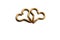 Golden Wall Hooks Asorted Flower Shape