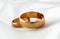 Golden wedding rings