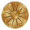 Golden wheel fortune sign zodiac