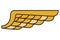 golden wing emblem