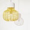 Golden wire pendant lamp