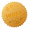 Golden WOLF Award Stamp