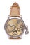 Golden Wristwatches with Hearts isolated