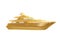 Golden yacht